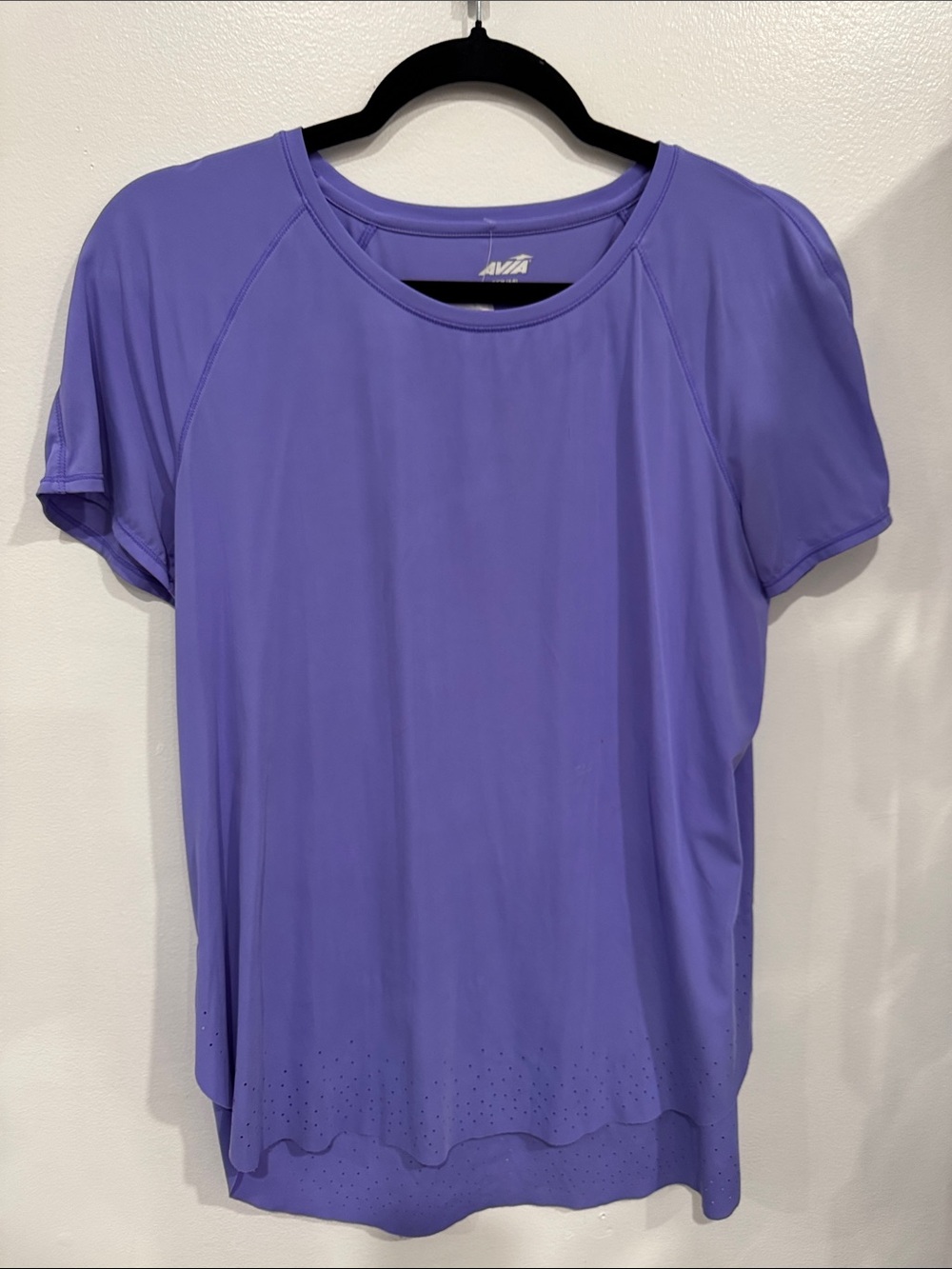 Avia Lavender Short-Sleeve Athletic Tee